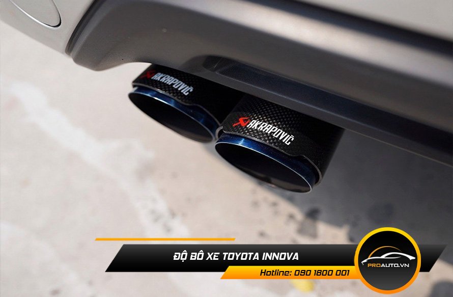 Độ pô xe Toyota Innova