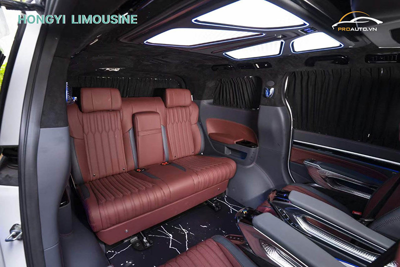 Độ rèm cửa cho xe Mercedes V220 