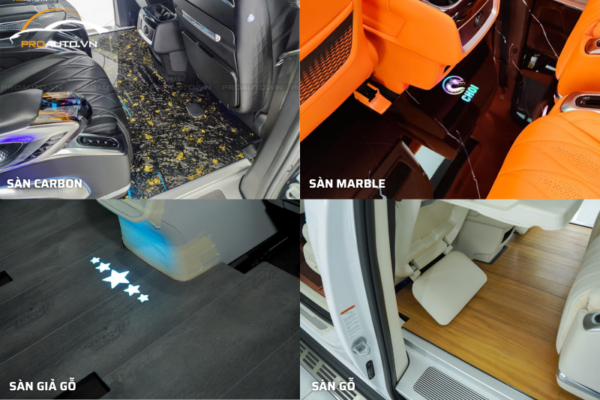 Độ sàn cho xe Kia Carnival