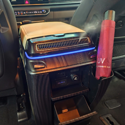 Độ tủ lạnh mini cho xe Kia Carnival