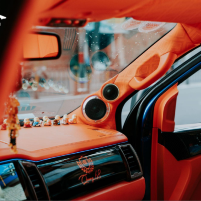 Đổi màu cột A, B, C cho xe Ford Ranger