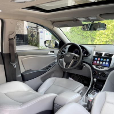 Đổi màu cột A, B, C cho xe Hyundai Accent