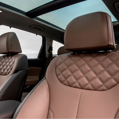 Đổi màu cột A, B, C cho xe Hyundai SantaFe