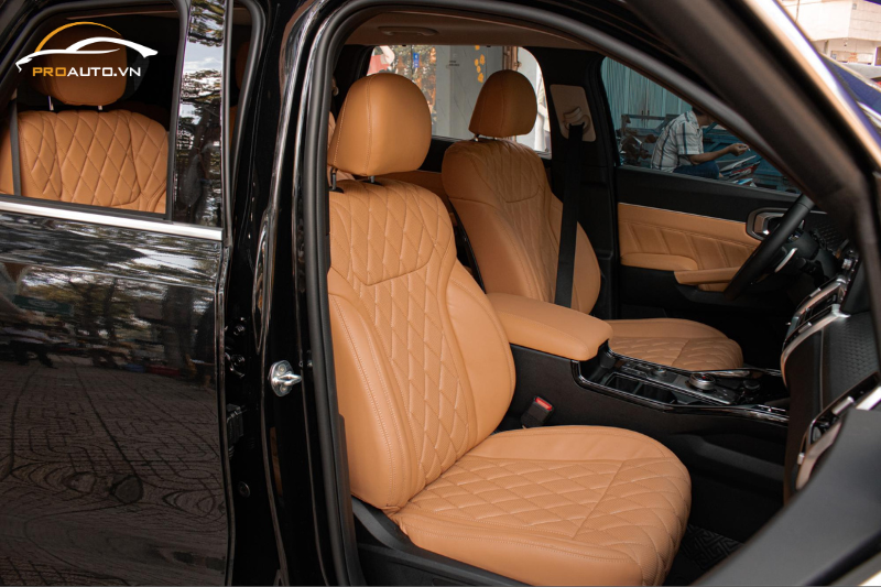 Đổi màu cột A, B, C cho xe Kia Sorento