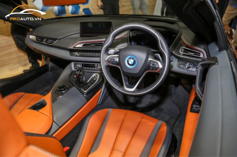 Đổi màu ghế da cho BMW I8