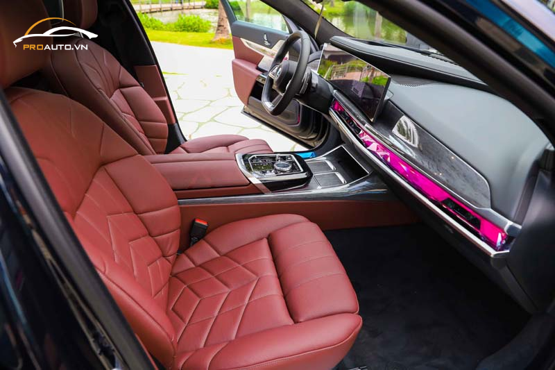 Đổi màu ghế da cho BMW Series 7