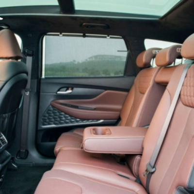 Đổi màu ghế da cho Hyundai SantaFe