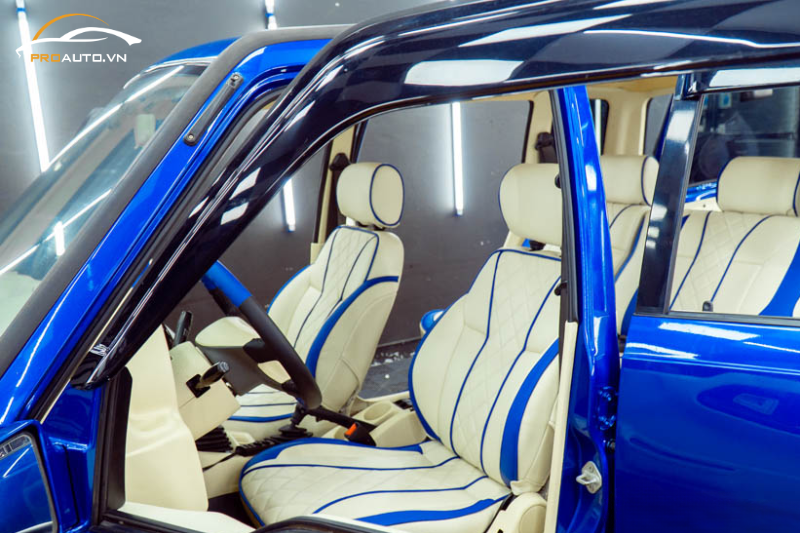 Đổi màu ghế da cho Suzuki Vitara