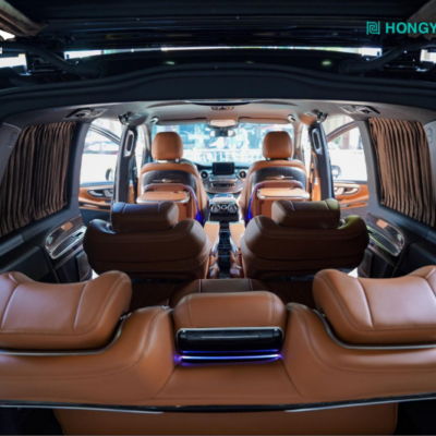 Đổi màu nội thất băng ghế thứ hai cho xe Mercedes V250