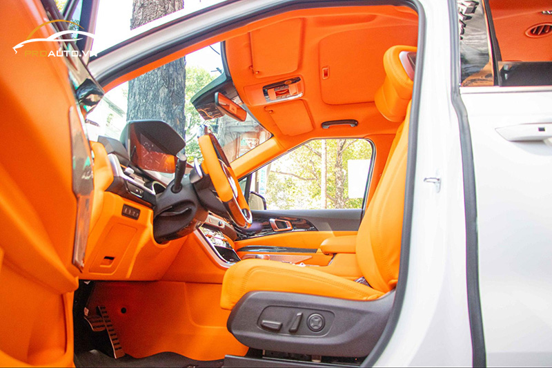 Đổi màu nội thất xe Hyundai Custin - Ảnh 3