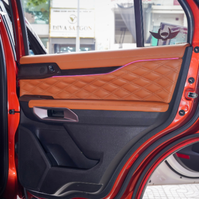 Đổi màu nội thất Ford Everest vị trí tapi cửa