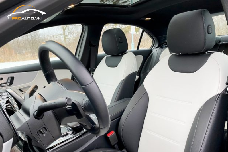Đổi màu nội thất ghế tài, phụ xe Mercedes A-Class