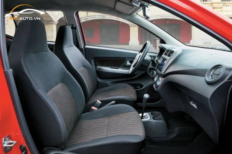 Đổi màu nội thất ghế tài, phụ xe Toyota Wigo