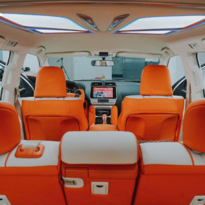 Đổi màu nội thất kết hợp đèn trần cánh bướm