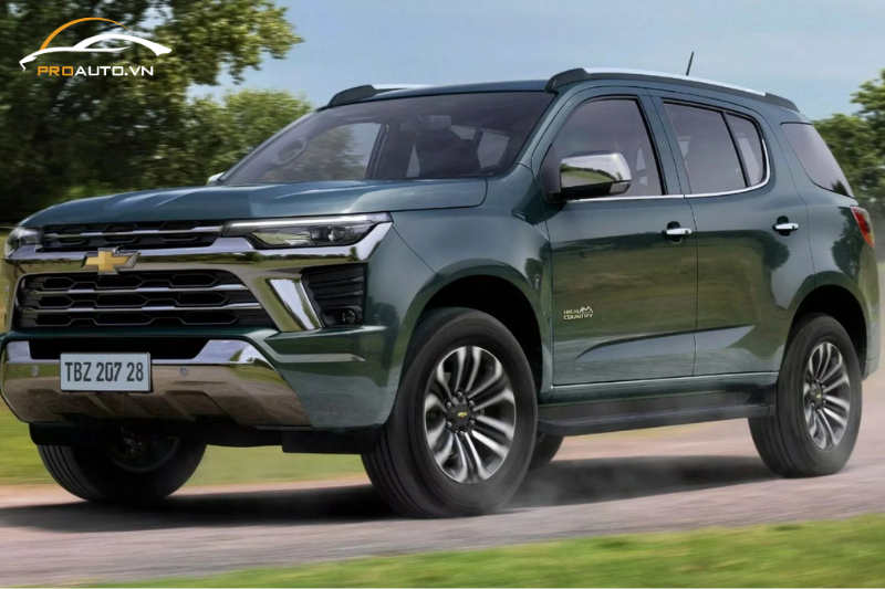 Đổi màu nội thất xe Chevrolet Trailblazer