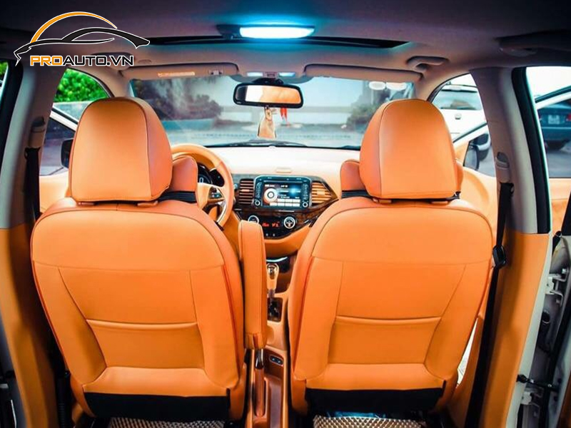 Đổi màu nội thất xe Kia Morning