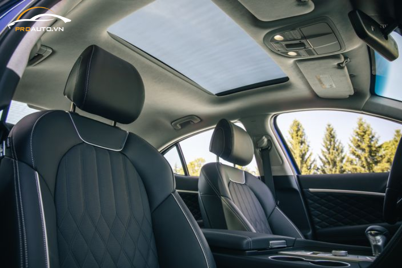 Đổi màu trần xe Hyundai Genesis