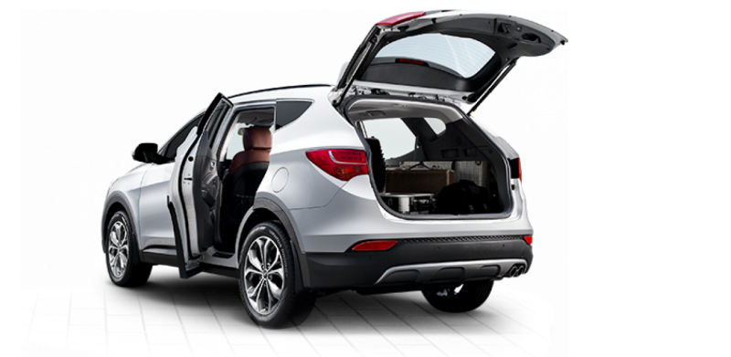 Độ cốp điện xe Hyundai Santafe