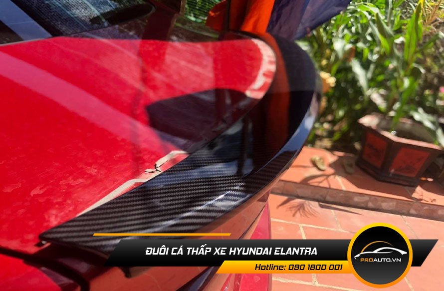 Đuôi cá thấp không đèn xe Hyundai Elantra