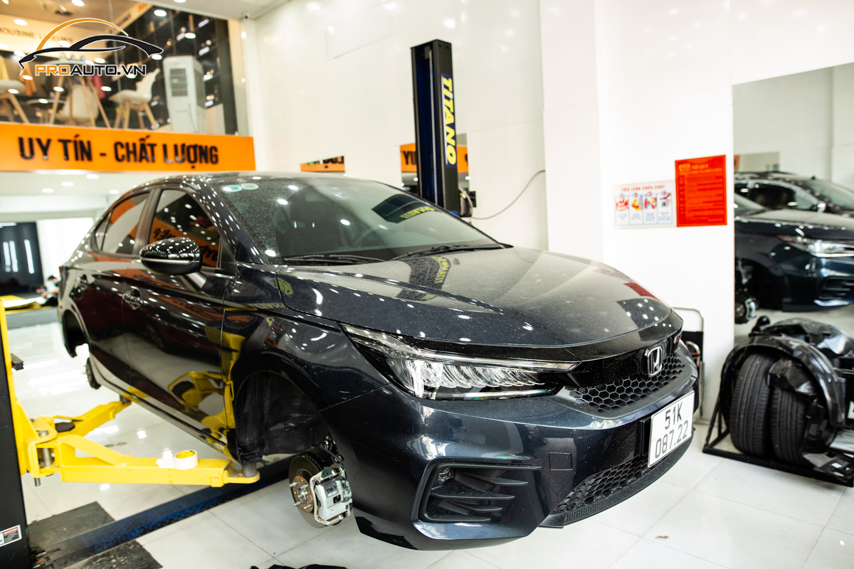 Cách âm chống ồn xe Honda City