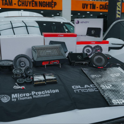 Gắn/ thay/ độ loa 3 way + sub hơi + amply xe Ford Ranger