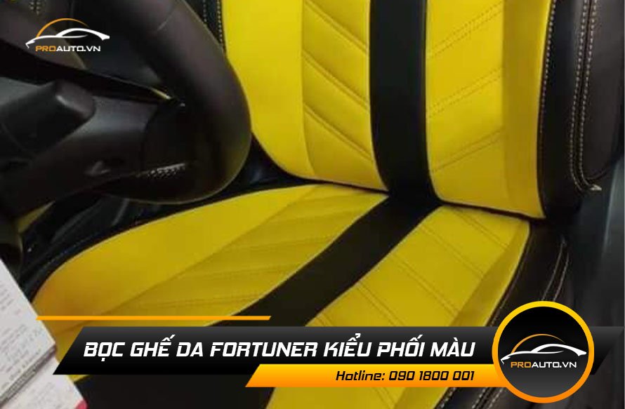 Bọc Da Xe Toyota Fortuner - Ảnh 7