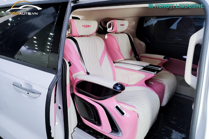 Ghế Limousine Crystal 2.0 mang trên mình một thiết kế hiện đại