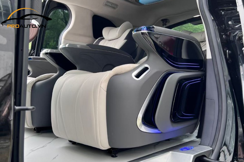 Ghế Limousine Crystal 2.0 Plus có chế độ quạt gió và chế độ sưởi ấm
