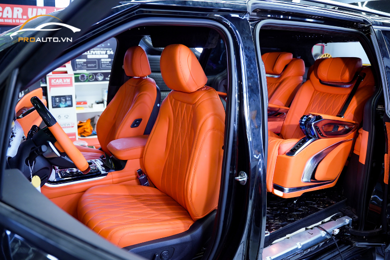 Ghế Limousine HongYi Crystal 4.0 Pro xe Kia Carnival