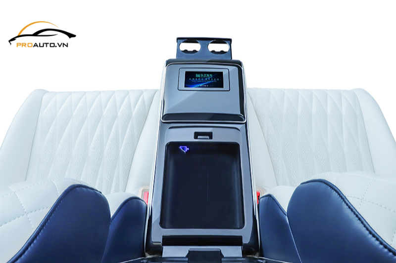 Ghế Sofa Bed 4.0 Luxury có hộc để ly ẩn