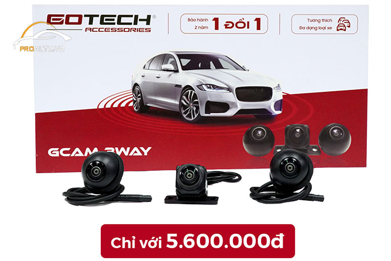 Giá camera 3 mắt ô tô Gotech GCam - 3Way