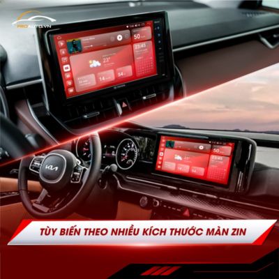 giao dien cua carplay box gb6 tuy bien linh hoat theo nhieu kich thuoc man hinh zin