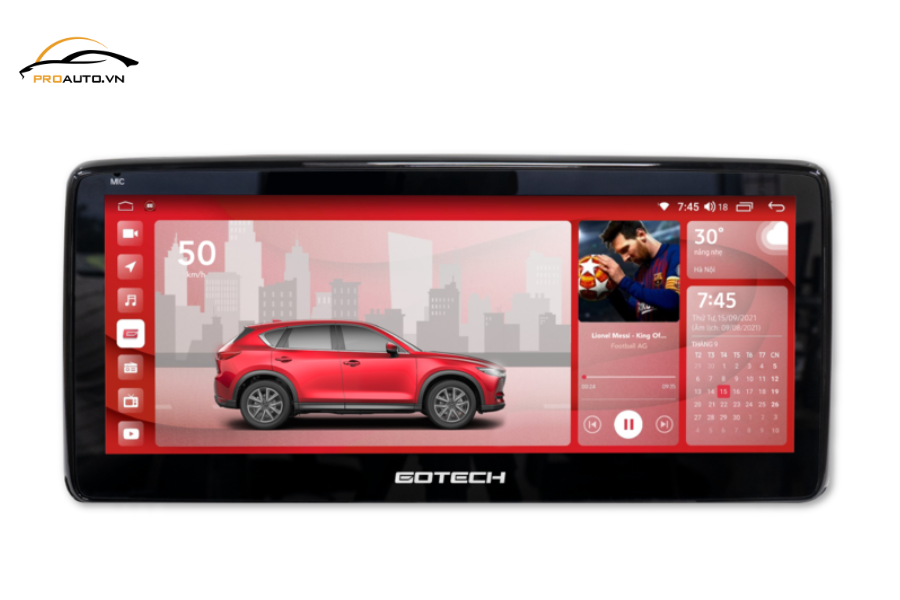 Giao diện màn hình chính sang trọng, cấu hình mạnh mẽ