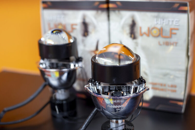 Giới thiệu sản phẩm Đèn Ô Tô Bi LED Aozoom White Wolf Light 2.0 chính hãng