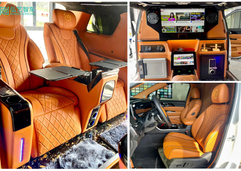 Gói độ ghế Limousine cho xe Hyundai Custin 2024 gói Royal