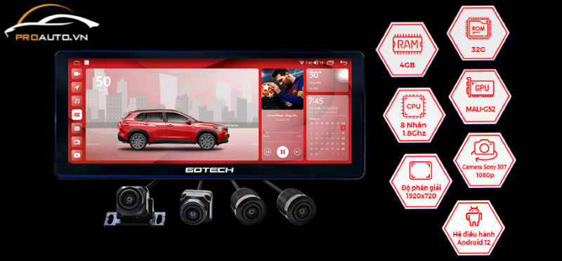 GT12.3i sở hữu cấu hình mạnh mẽ