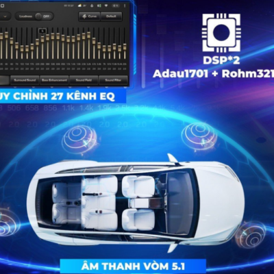 Hệ thống âm thanh DSP màn hình Teyes CC3 2K 360 siêu hay