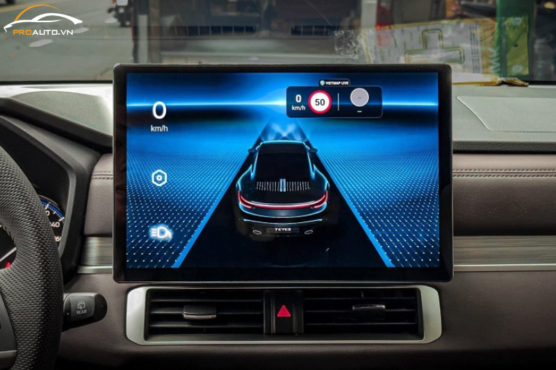 Hiển thị 3D hỗ trợ cảnh báo lệch làn cảnh báo va chạm