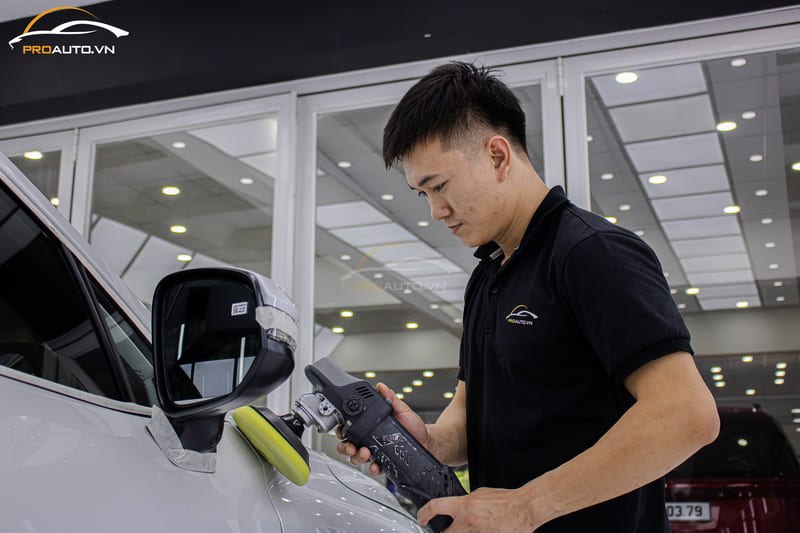 Hình ảnh thi công phủ Ceramic Diamond Shield X1 Pro