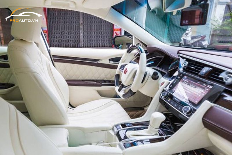 Hoàn thiện đổi màu nội thất xe hơi