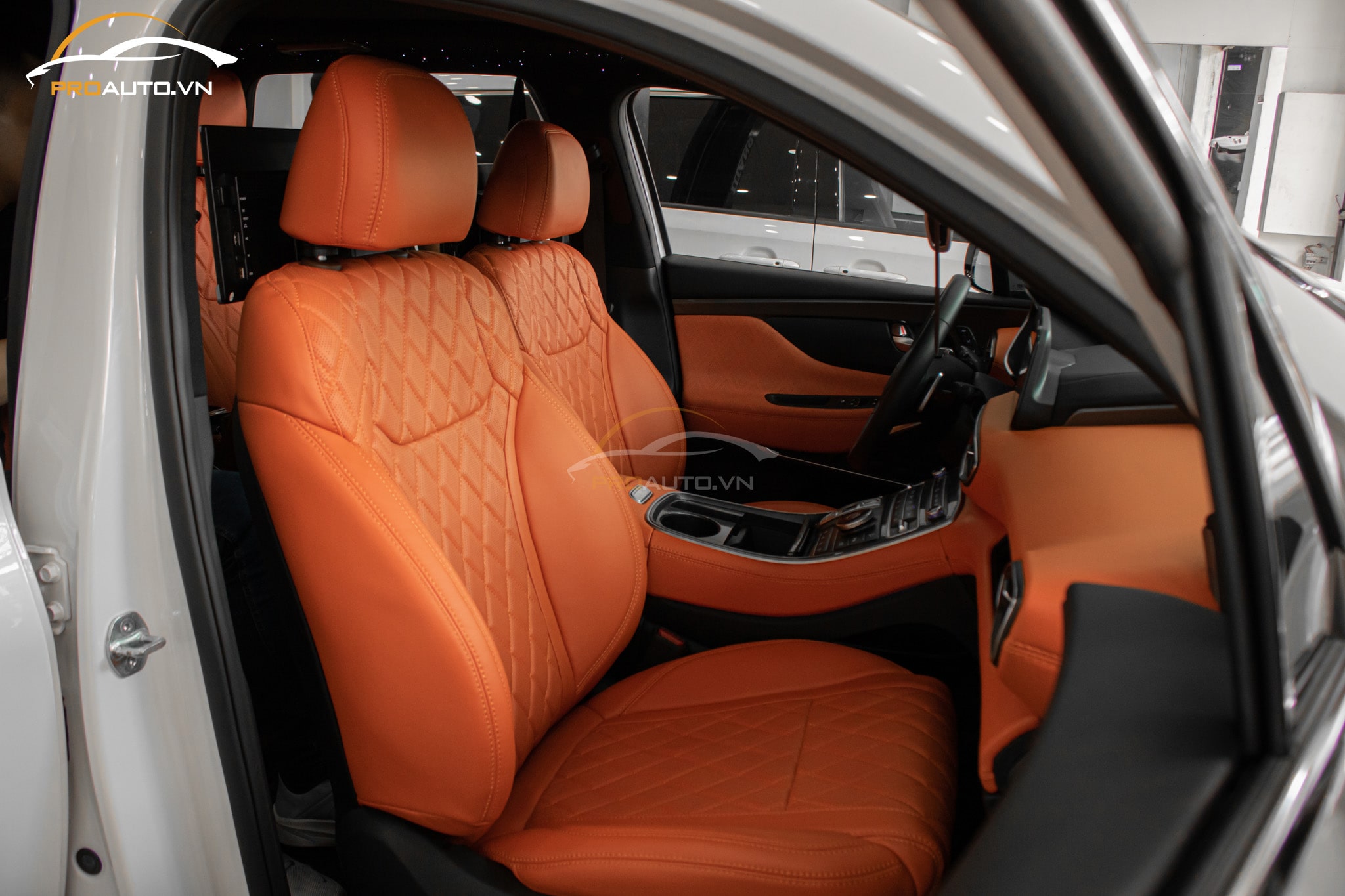 Bọc da ghế ô tô SantaFe