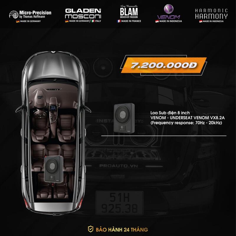 Bảng giá cấu hình âm thanh xe hơi 1 cho xe Vinfast VF9