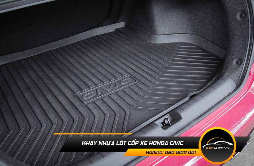 Khay nhựa lót cốp xe Honda Civic