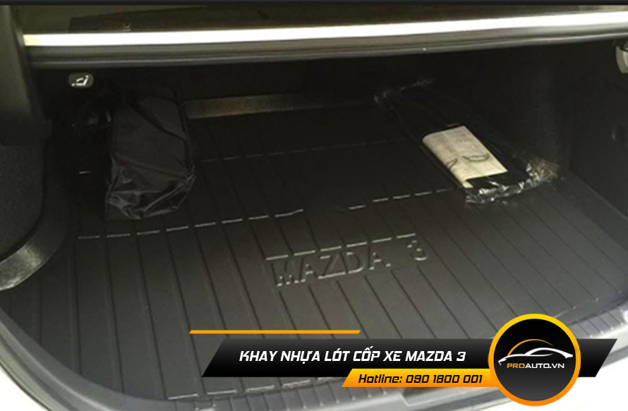 Khay nhựa lót cốp xe Mazda 3