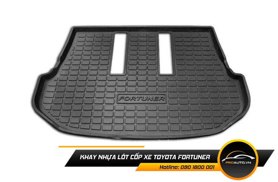 Khay nhựa lót cốp xe Toyota Fortuner