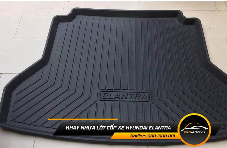 Khay nhựa lót cốp xe Hyundai Elantra