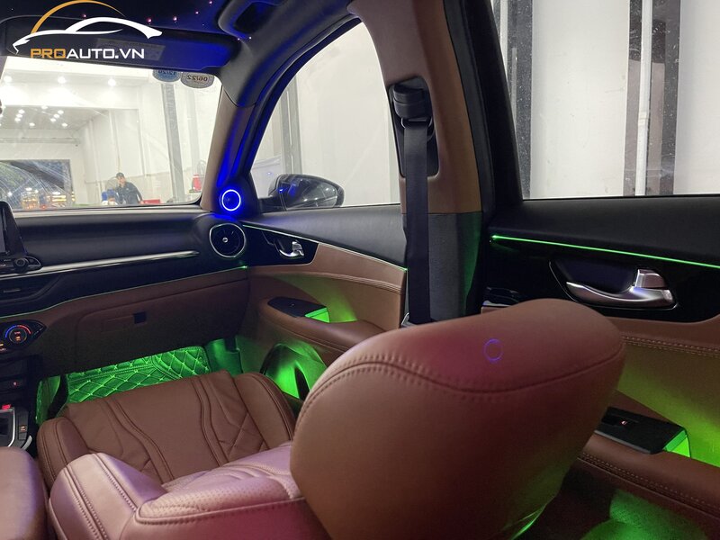 Độ led viền nội thất ô tô - Ảnh 4