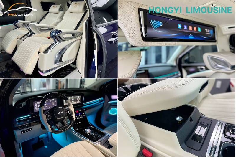 Kai Carnival độ Limousine màu tráng tinh tế