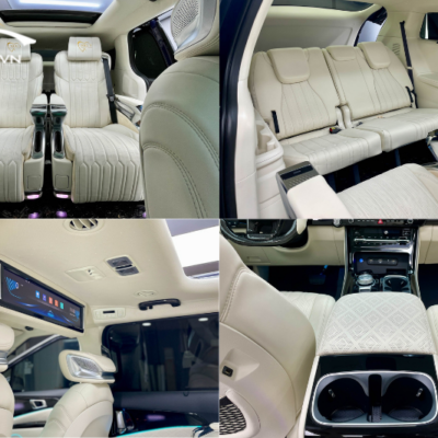 Kia Carnival đổi màu nội thất màu trắng tinh tế