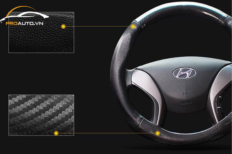 Kinh nghiệm bọc vô lăng Carbon ô tô